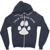 paw pun for pet lovers Zipper Hoodie