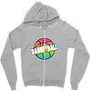 neon basketball Zipper Hoodie
