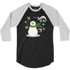 windy snowman 3/4 Sleeve Shirt