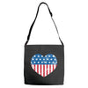 usa flag Adjustable Strap Totes
