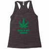 Support Liver Cancer Awareness With A Emerald Cannabis Leaf Racerback Tank