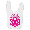 end breast cancer   39 warriors Baby Bibs
