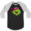 raph   tmnt facemelt 3/4 Sleeve Shirt