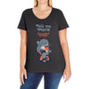tell me more Ladies Curvy T-Shirt