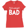 andi warlor bad Ladies Fitted T-Shirt