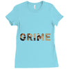 uk grime Ladies Fitted T-Shirt