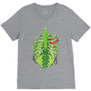 skeletal halloween V-Neck Tee