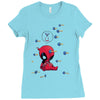 deadpool Ladies Fitted T-Shirt