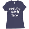 resting witch face Ladies Fitted T-Shirt