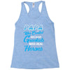 Papa Was Created because Grankids Need Real Heroes Racerback Tank