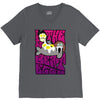 the beateggs !!! purple V-Neck Tee