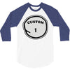personalized custom 3/4 Sleeve Shirt