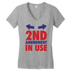 2nd amendment in use Women's V-Neck T-Shirt