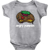 angry pumkin Baby Bodysuit