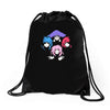 bohemian holograms Drawstring Bags