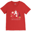 lung cancer awaneress V-Neck Tee