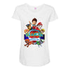 paw patrol birthday boy grandpa Maternity Scoop Neck T-shirt