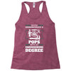 Never Underestimate A Pops With An Engineer Degree Racerback Tank