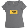 School Kills Women's Triblend Scoop T-shirt