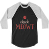 CHECK MEOWT CAT 3/4 Sleeve Shirt