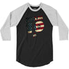 team 10 american flag 3/4 Sleeve Shirt