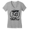bad boy Women's V-Neck T-Shirt