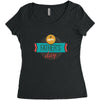 HAPPY FATHERS DAY Women's Triblend Scoop T-shirt
