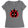 dead funny Women's Triblend Scoop T-shirt