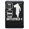 eat sleep battlefield 4, funny iPad Mini Case