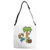 part time job   coconut farm Adjustable Strap Totes
