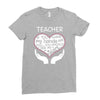 heart of a teacher. if you think my hands are full, you should see my Ladies Fitted T-Shirt