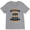 Super Cool Son Of A Freaking Awesome Dad V-Neck Tee