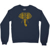 tribal print elephant geometric gold animals cool Crewneck Sweatshirt