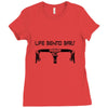 life behind bars bicycle Ladies Fitted T-Shirt