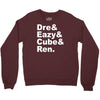 dre eazy cube rendre eazy cube ren Crewneck Sweatshirt
