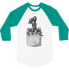 pocket koala bears 3/4 Sleeve Shirt