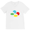 snes super famicom colours V-Neck Tee