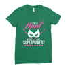 Super Aunt - What's Your Superpower? Ladies Fitted T-Shirt