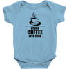 programmer turn coffee Baby Onesie