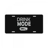 drink mode on License Plate