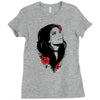 girl roses Ladies Fitted T-Shirt