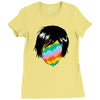 lovely face Ladies Fitted T-Shirt