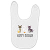 happy meowr Baby Bibs