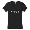 Pivot of The Friends Parody Women's V-Neck T-Shirt