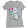 mice cream Ladies Fitted T-Shirt