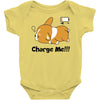 corgi cute puppy low battery charge me Baby Onesie
