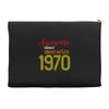 awesome since november 1970 Accessory Pouches