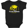 visit tilted towers fortnite Baby Bodysuit