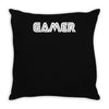 gamert   funny comic console gamers Throw Pillow