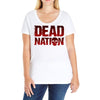 dead nation Ladies Curvy T-Shirt